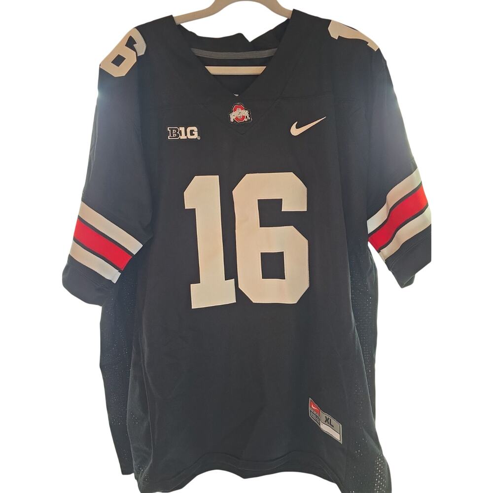 Nike Ohio State Buckeyes Barrett #16 Jersey NCAA BIG 10 Patch XL